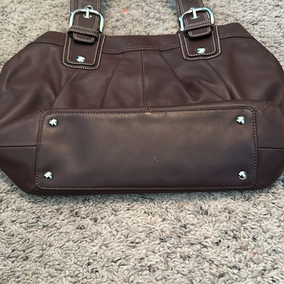 Coach Brown Leather Shoulder Soho   Bag Matching Wallet - Picture 5 of 10